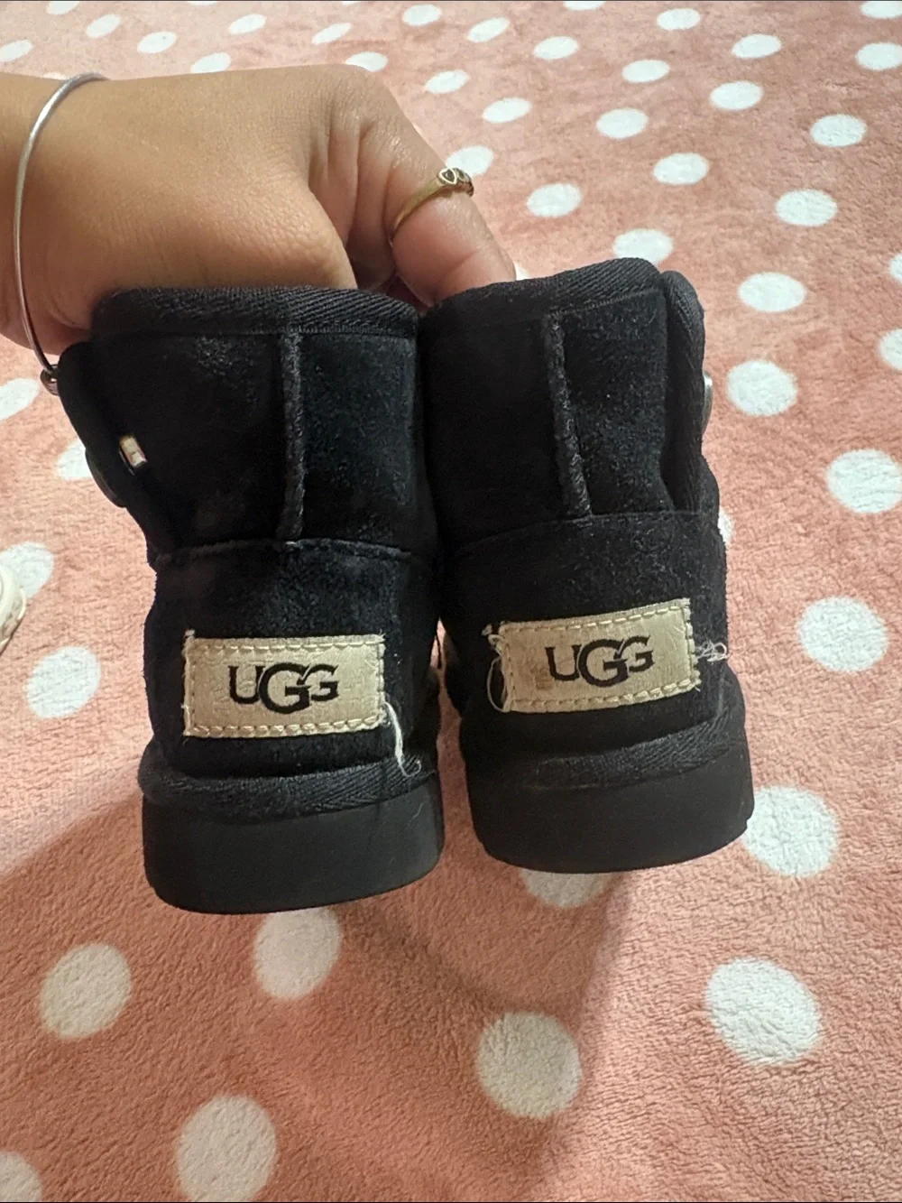 UGG Kids Black Classic Short Boot